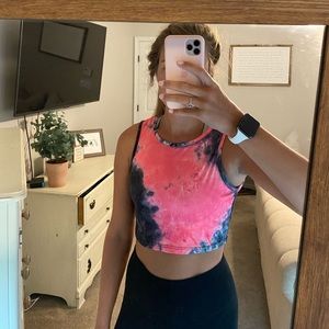 Tie dye crop top